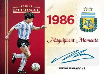 2018-19 Panini Eternal Magnificent Moments #PE-MM5 Diego Maradona Front