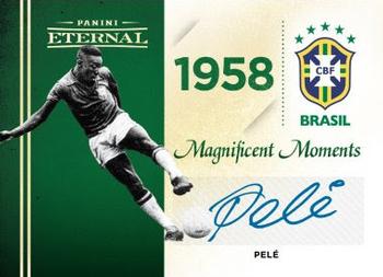 2018-19 Panini Eternal Magnificent Moments - Green #PE-MM1 Pele Front