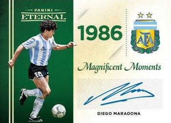 2018-19 Panini Eternal Magnificent Moments - Green #PE-MM5 Diego Maradona Front