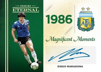 2018-19 Panini Eternal Magnificent Moments - Green #PE-MM6 Diego Maradona Front