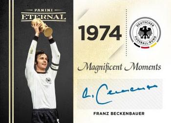 2018-19 Panini Eternal Magnificent Moments - Black #PE-MM3 Franz Beckenbauer Front