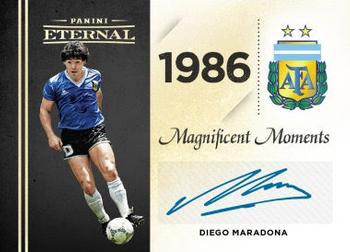 2018-19 Panini Eternal Magnificent Moments - Black #PE-MM6 Diego Maradona Front