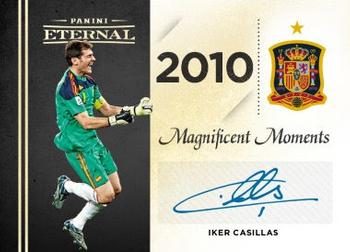 2018-19 Panini Eternal Magnificent Moments - Black #PE-MM12 Iker Casillas Front