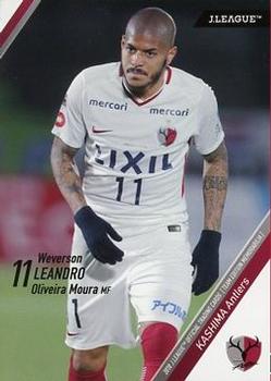 2018 J. League Official Trading Cards Team Edition Memorabilia Kashima Antlers #12 Weverson Leandro Oliveira Moura Front