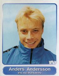 1998 Panini Superplayers 98 #3 Anders Andersson Front