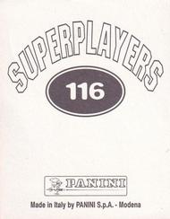 1998 Panini Superplayers 98 #116 Ryan Giggs Back