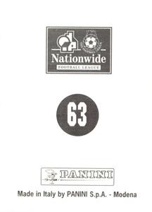 1997 Panini 1st Division  #63 Jamie Stuart Back