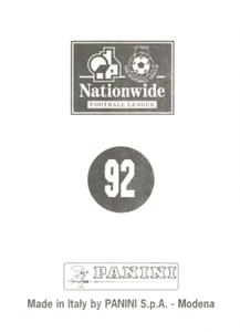 1997 Panini 1st Division  #92 Kingsley Black Back