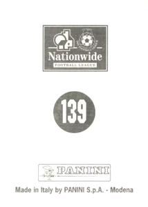 1997 Panini 1st Division  #139 Uwe Rosler Back