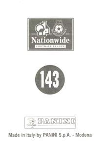 1997 Panini 1st Division  #143 Carl Bradshaw Back