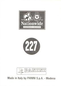 1997 Panini 1st Division  #227 David Smith Back