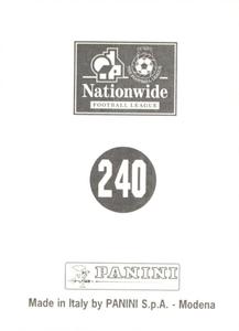 1997 Panini 1st Division  #240 Ray Walker Back