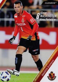 2018 J. League Official Trading Cards Team Edition Memorabilia Nagoya Grampus #9 Cezar Washington Alves Portela Front
