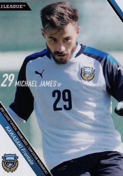 2018 J. League Official Trading Cards Team Edition Memorabilia Kawasaki Frontale #27 Michael Fitzgerald Front