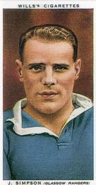 1997 Card Collectors 1935 Wills's Association Footballers (Reprint) #38 Jimmy Simpson Front