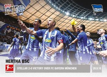 2018-19 Topps Now Bundesliga #19 Hertha BSC Front