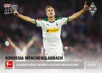 2018-19 Topps Now Bundesliga #26 Borussia Monchengladbach Front
