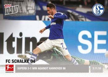 2018-19 Topps Now Bundesliga #34 FC Schalke 04 Front