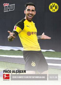 2018-19 Topps Now Bundesliga #38 Paco Alcacer Front
