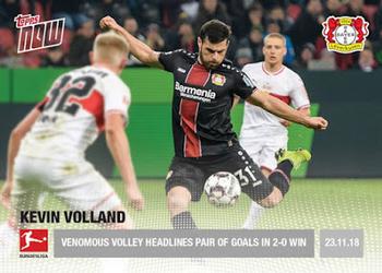 2018-19 Topps Now Bundesliga #41 Kevin Volland Front