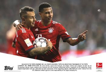 2018-19 Topps Now Bundesliga #45 Serge Gnabry Back