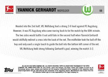 2018-19 Topps Now Bundesliga #60 Yannick Gerhardt Back