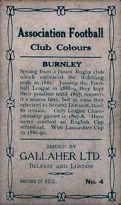 1910 Gallaher Association Football Club Colours #4 Alex Leake Back
