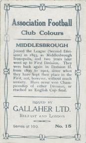 1910 Gallaher Association Football Club Colours #15 Samuel Aitken Back