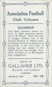 1910 Gallaher Association Football Club Colours #19 Harry Stapley Back
