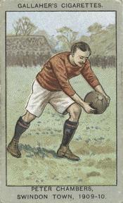 1910 Gallaher Association Football Club Colours #21 Peter Chambers Front