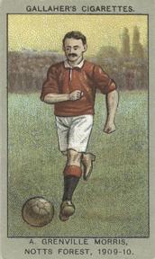 1910 Gallaher Association Football Club Colours #26 Grenville Morris Front