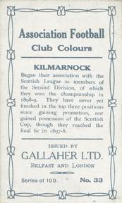 1910 Gallaher Association Football Club Colours #33 James Mitchell Back