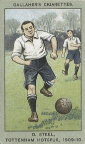 1910 Gallaher Association Football Club Colours #37 Daniel Steel Front