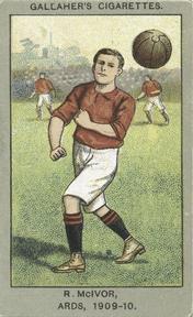 1910 Gallaher Association Football Club Colours #40 R. McIvor Front