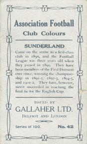 1910 Gallaher Association Football Club Colours #42 Charlie Thomson Back