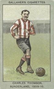 1910 Gallaher Association Football Club Colours #42 Charlie Thomson Front