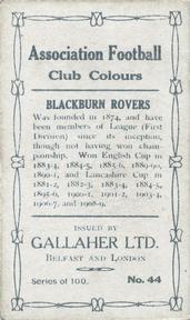 1910 Gallaher Association Football Club Colours #44 Bob Crompton Back
