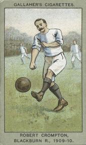 1910 Gallaher Association Football Club Colours #44 Bob Crompton Front