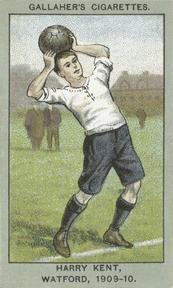 1910 Gallaher Association Football Club Colours #47 Harry Kent Front