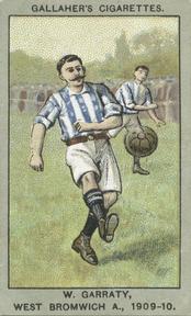 1910 Gallaher Association Football Club Colours #48 Billy Garraty Front