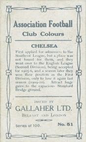1910 Gallaher Association Football Club Colours #51 Jimmy Windridge Back