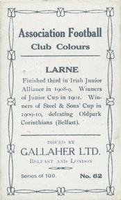 1910 Gallaher Association Football Club Colours #62 V. McConnell Back