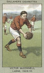 1910 Gallaher Association Football Club Colours #62 V. McConnell Front