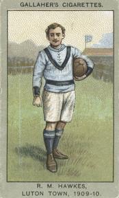 1910 Gallaher Association Football Club Colours #64 Bob Hawkes Front