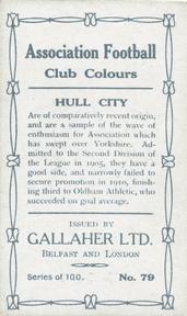 1910 Gallaher Association Football Club Colours #79 Davy Gordon Back