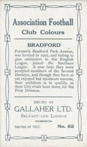1910 Gallaher Association Football Club Colours #82 Charlie Milnes Back