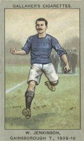 1910 Gallaher Association Football Club Colours #85 William Jenkinson Front