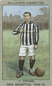 1910 Gallaher Association Football Club Colours #87 T. Strang Front