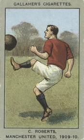 1910 Gallaher Association Football Club Colours #95 Charlie Roberts Front
