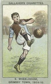 1910 Gallaher Association Football Club Colours #98 Sidney Wheelhouse Front